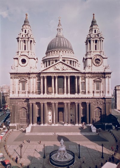 View of the Exterior, Built 1695-1711 by Christopher Wren